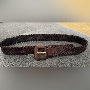 Women’s vintage Braided Leather Belt